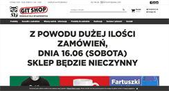 Desktop Screenshot of gitshop.pl