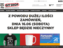 Tablet Screenshot of gitshop.pl